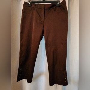 New Direction Brown Capris
